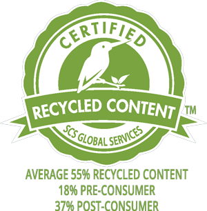 Certified Recycled Content badge