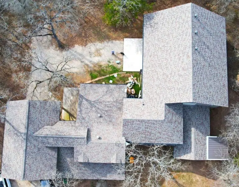 top view of a hose with roofing service from GreenLight Roofing