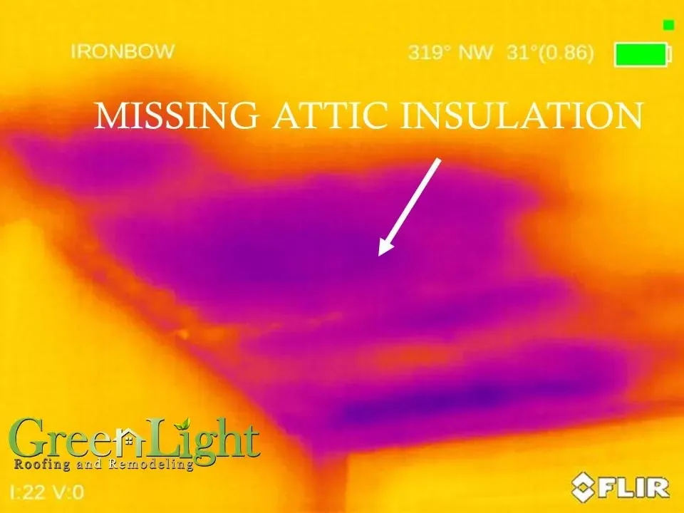 missing attic insulation model in Alvarado TX and Fort Worth TX