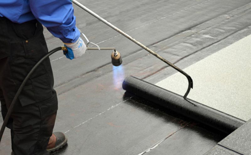 Modified bitumen roofing