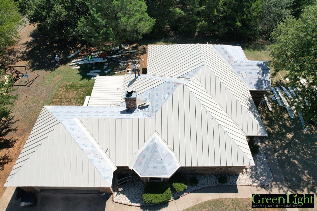 Custom Standing Seam Metal Roof in Alvarado TX