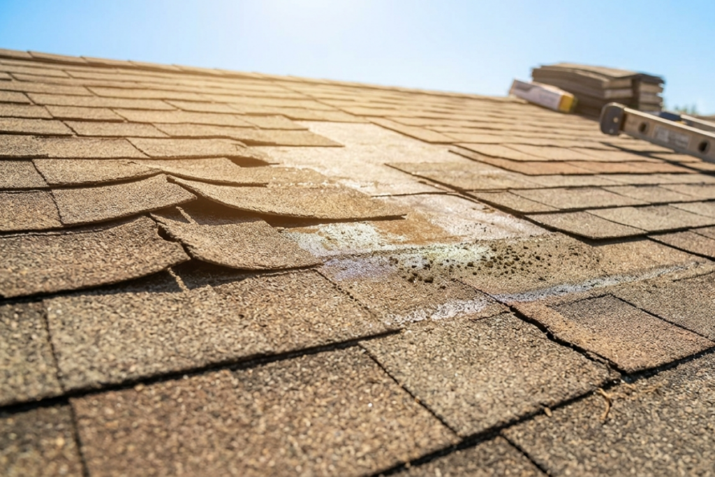 North Texas summer roof damage