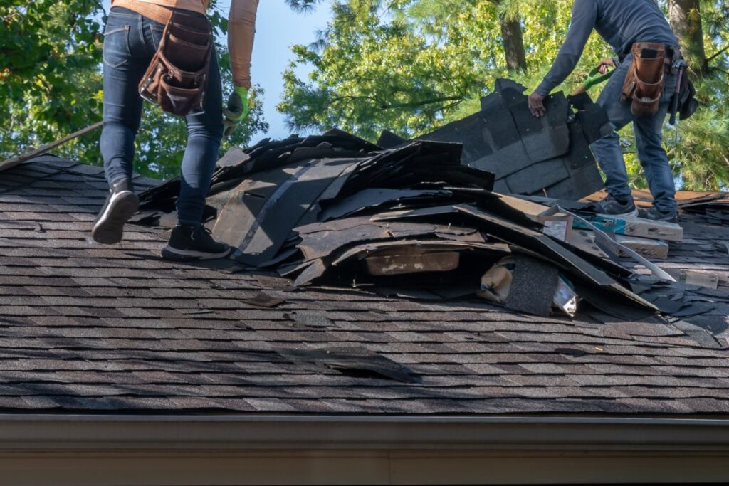 missing damaged shingles in Hudson Oaks Texas